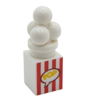 LEGO popcorn jedzenie akcesoria 3005pb028 6254 BWS