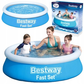 BASEN OGRODOWY ROZPOROWY 183x51cm BESTWAY 6FT