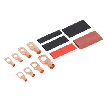 150 Pcs Set Wire Lugs Heat Shrink Tubes Set Thickened Copper Battery Cable