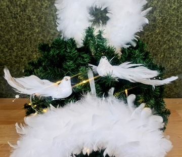 ДВЕРНОЙ ВЕНОК, ВЕНОК ИЗ БЕЛЫХ ПЕРО