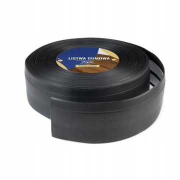 Listwa Przypodłogowa Taśma Samoprzylepna Podłogowa Gumowa 50mm 25mb