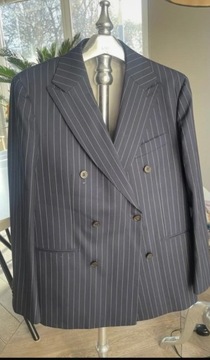 Suitsupply garnitur wełniany w paski soho r 54