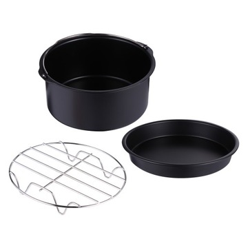3- AIR FRYER ZESTAW AKCESORIÓW DO FRYTOWNICY DO PIECZENIA