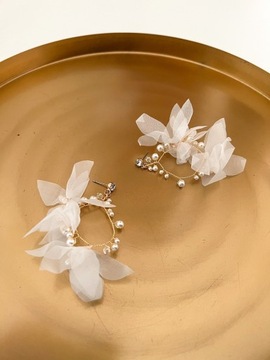 Серьги «Мягкий цветок»