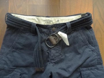 KRÓTKIE SPODENKI ABERCROMBIE & FITCH CARGO r.32 OKAZJA