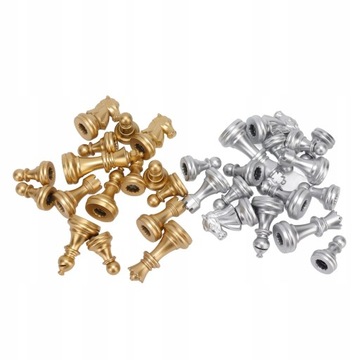 32 пластиковые шахматные фигуры, набор.