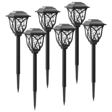 6x СОЛНЕЧНАЯ ЛАМПА СОЛНЕЧНЫЕ ЛАМПЫ САДОВЫЙ СТОЛБ LED САД