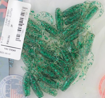 Twister Reall Vr1 Paproch Okoń 1cal-4cm-5pcs ts243