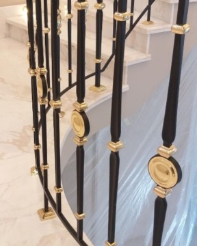 Балясины для французской лестницы, латунь, CLASSIC