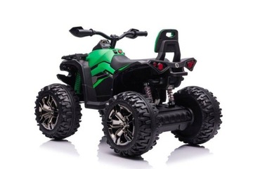 Детский аккумулятор AUTO Quad QLS-3288 Зеленый Двигатель 4х45Вт 12В10Ач