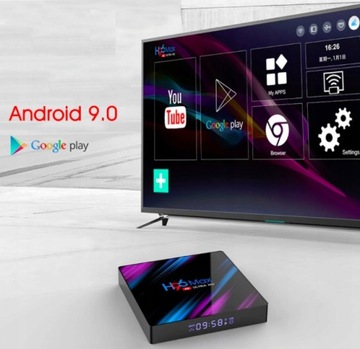 ТВ ПРИСТАВКА android 9.0 2/16 ГБ 4K HDR SMARTTV Bluetooth
