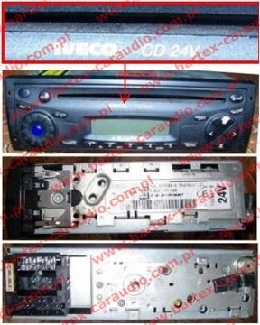 AUX BLAUPUNKT IVECO CD24V штекер + розетка для ключей