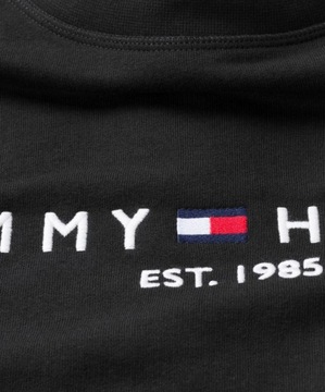 TOMMY HILFIGER -EST-1985- bluza czarna M