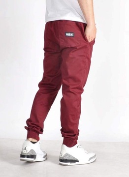 Spodnie M Bossline Cut Jogger Bordowe joggery