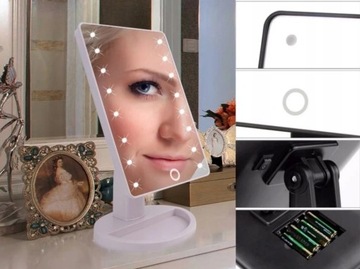 LUSTERKO LED PODŚWIETLANE KOSMETYCZNE DO MAKIJAŻU