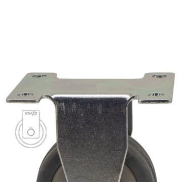 Komplet 4 szt. kół fi 50 szafka regał 4x3PPGUM50