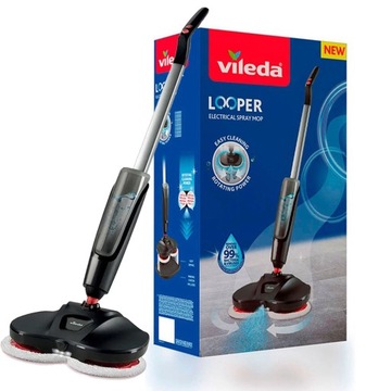 Vileda mop pionowy elektryczny akumulatorowy Looper ze spryskiwaczem