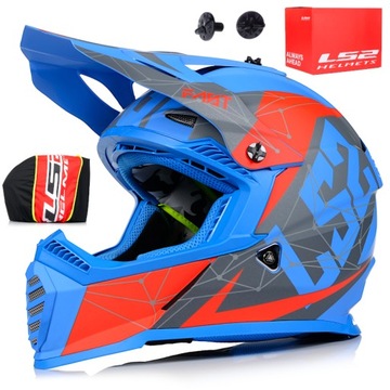 KASK MOTOCYKLOWY LS2 MX437 EVO CROSS QUAD ATV r.L