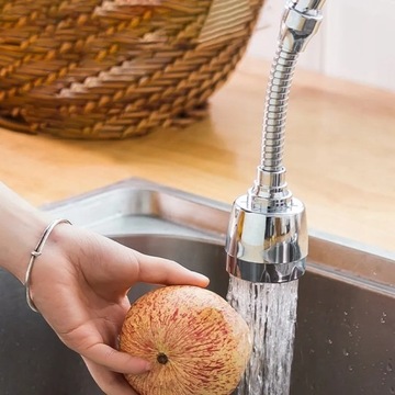 УДЛИНИТЕЛЬ ДЛЯ КРАНА, АЭРАТОР, ИЗЛИК, ХРОМ, УНИВЕРСАЛЬНАЯ ЭКОНОМИЯ