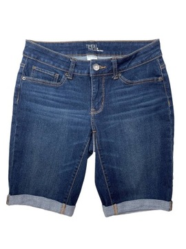 Spodenki jeansowe damskie szorty granatowe basic TIME and TRU r. M (8) USA