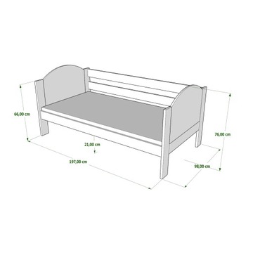 WRÓBEL-F3 Кровать детская 190х90 с рисунком
