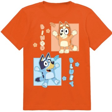 KOSZULKA DZIECIĘCA T-SHIRT DLA DZIECKA BLUEY BLUE 140 PREZENT JAKOŚĆ