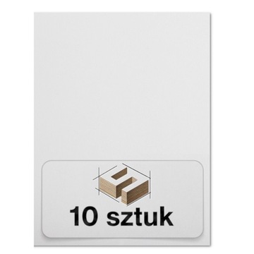 FORMATKA 3mm HDF BIAŁA DO LASERA CNC GRAWER 40x60cm 400x600mm - 50 sztuk