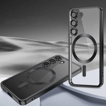 Чехол для Samsung Galaxy A55 5G + ЧЕХОЛ ИЗ СТЕКЛА И МАГНИТНОГО ПОКРЫТИЯ для MagSafe