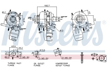 TURBO NISSENS 93498 PL DISTRIBUCE