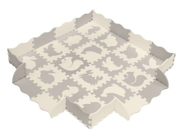 Пазл из пенопласта, коврик-пазл с животными 4x4