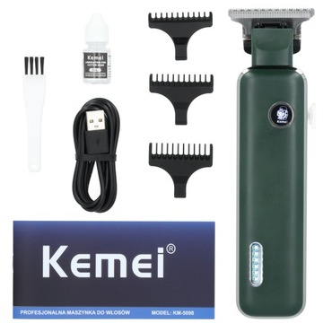 Kemei Barber USB беспроводной триммер для бороды KM-5098