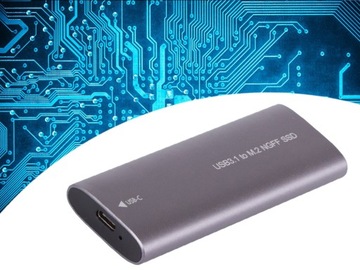 КОРПУС КАРМАН ДЛЯ ДИСКОВОГО АДАПТЕРА M.2 SATA NGFF USB 3.1 USB TYPE-C 2230–2280 мм