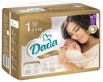 Подгузники Dada 1 EXTRACARE Подгузники для новорожденных 26 шт.