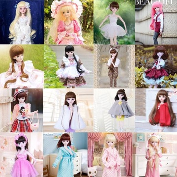 Zaczarowana biała tiulowa sukienka z cekinami Odzież /3 60cm Nocna Lolita