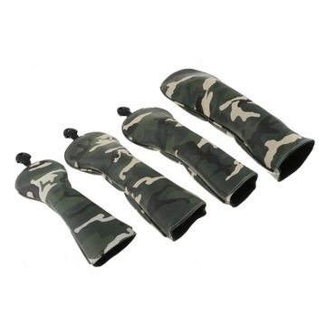 Pokrowiec na główkę golfa Driver Wood Camo Green