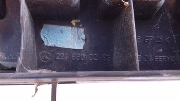 MASKA MŘÍŽKA CHLADIČŮ 2218800283 MERCEDES S TŘÍDA W221 05-