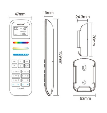100-зонный пульт RGB+CCT FUT100 MiBoxer