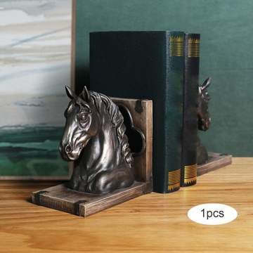 Винтажная статуэтка в виде головы лошади Bookend