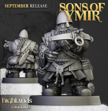 Dwarfs Crossbowman #1 - Highlands Miniatures