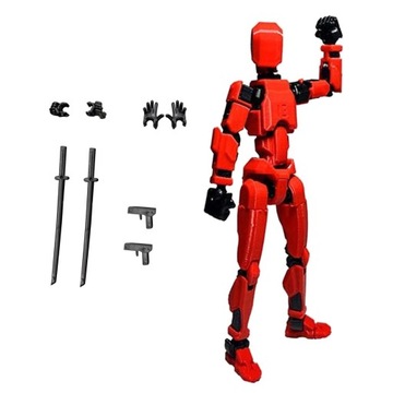 Zabawka DIY Robot Z Ruchomymi Stawami Model Figurki