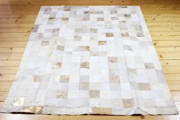 Dywan ze skóry bydlęcej Patchwork krowa 150x200cm