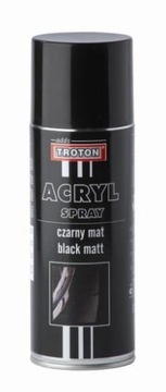 TROTON LAKIER CZARNY MATT AKRYLOWY spray 400ml