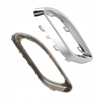 RAMA CHROMOWANA OSŁONA KOŃCÓWKI RURY WYDECHOWEJ LINII MERCEDES-BENZ CLS C25