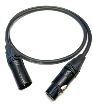 Przewód KABEL mikrofonowy XLR XLR 4m NEUTRIK KLOTZ