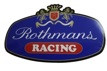 F1 ROTHMANS RACING FORMUŁA 1 NAKLEJKA STICKER 11,4 x 7,2 cm