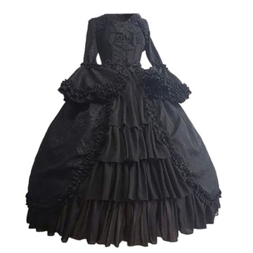Sukienka Moda Kobiety Vintage Gothic Court