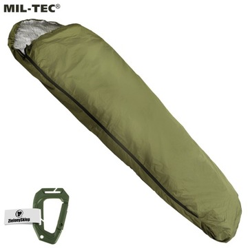 Тепловой спальный мешок жизни мама мил-тек алюминиевый водонепроницаемый 250 г