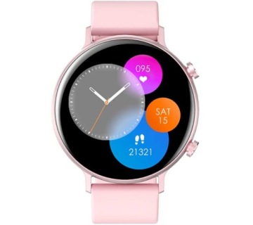 ЖЕНСКИЕ СМАРТ-ЧАСЫ РУБИКОН ЗВОНКИ СМС ЭКГ ПУЛЬС РОЗОВЫЕ SMART WATCH PRO