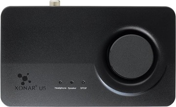 Внешняя звуковая карта Asus Xonar U5 5.1, усилитель для наушников