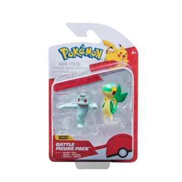 POKEMON BATTLE FIGURKA KOLEKCJONERSKA MACHOP + SNIVY